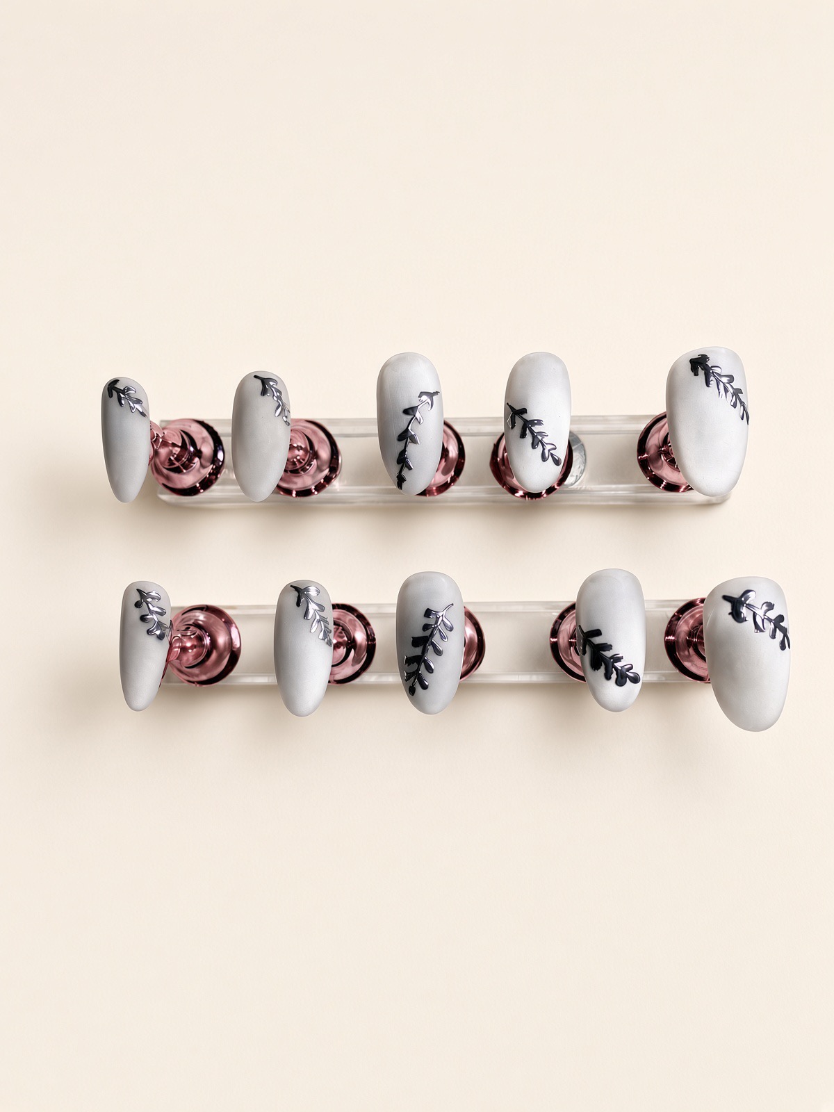 Cherry Sketch press-on nails TWINSS